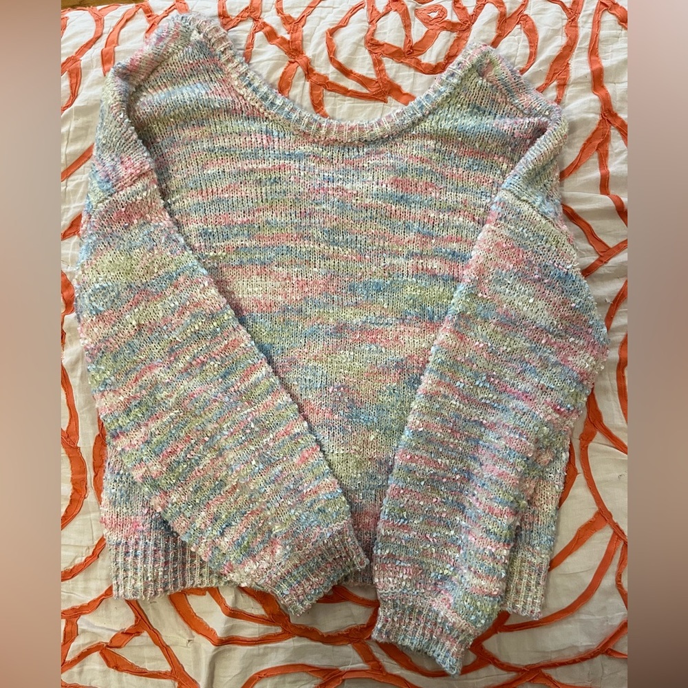 Love riche multi color sweater